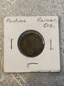 Rainier Oregon Zeitvertreib Handelsmedaille - Bild 1 von 2