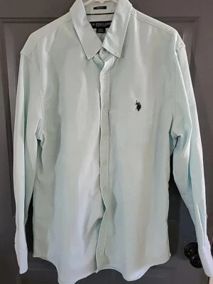 US Pol Association YARN DYE DOT DOBBY WOVEN SHIRT Size XL - Image 1 of 4