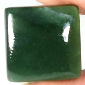 100% Natural Green Jade Square Cabochon Loose Gemstones 11.05Cts 14x 14x 05mm - Picture 1 of 3