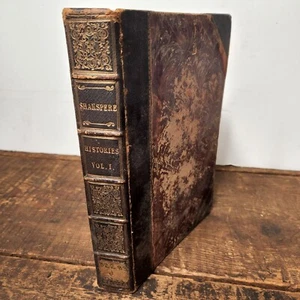 Histories Of William Shakespeare Charles Knight c1839 Volume I Pictorial Edition - Bild 1 von 12