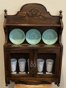 Ethan Allen Wall Cabinet Royal Charter Oak  34”H x 21”L x 5.5”W Beautiful Piece - Picture 1 of 12