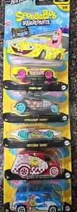 2024 HOT WHEELS SPONGEBOB SQUAREPANTS (SET OF 5) - Picture 1 of 2