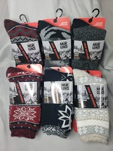 New MUK LUKS Heat Retainers Mens & Womens SOCKS Thermal 3.0 TOG Rating WARM - Picture 1 of 16