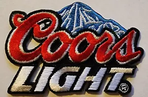 Cerveza Coors Light Bordada Plancha en Parches 2 1/4 x 3 1/4" - Imagen 1 de 1
