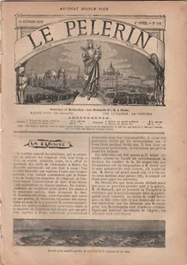 LE PELERIN CHRISTIANITY MAGAZINE 16 OCTOBER 1880 - WITH ENGRAVINGS - Picture 1 of 2