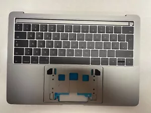 Apple German Macbook Pro 13" TouchBar 2016 A1706 Space Gray Top Case A1819 - Picture 1 of 2