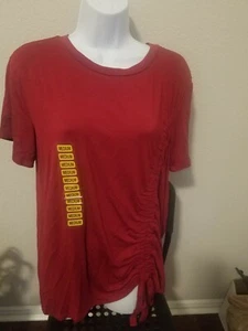Camicetta Como vintage da donna. Taglia M. Colore rosso. - Foto 1 di 3