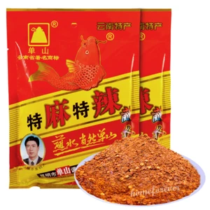 400 g x 2 bolsas de chile en polvo Danshan Zhanshui SUPER PICANTE 云南单山蘸水 特麻特辣辣椒面 烧烤凉菜火锅蘸料 - Imagen 1 de 4