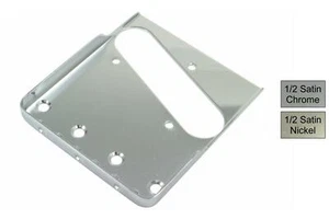 Vintage Tele - Style Bridge Plate W/ Stagged Sides - Picture 1 of 4