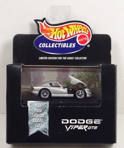 Hot Wheels Cool Collectibles Black Box Dodge Viper GTS Silver Diecast Car 1:64 - Picture 1 of 7