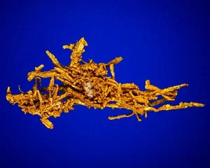 Oro, Ibex/Little Jonny Mine, Leadville, Lake Co., Colorado, 0,045 oz, 1401-08 - Imagen 1 de 2