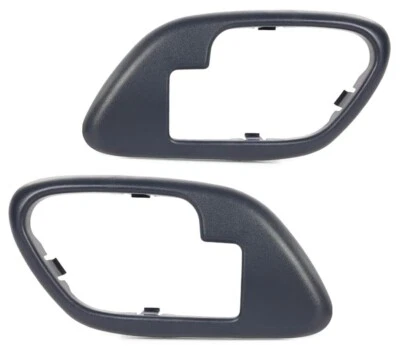 Nuevo par de bisel de manija de puerta interior azul para camioneta Chevy GMC C/K 1995-99 Foto 1 de 4