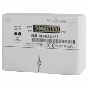 EmLite ECA2.z Single Phase Import & Export Power KWh Meter Generation Solar PV - Picture 1 of 1