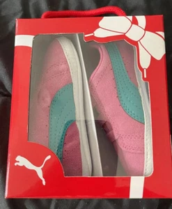 Puma Gamuza Cuna Impactante Rosa Reino Unido 3 EU 19 EE. UU. 4C para 9-12 meses Zapatos de bebé - Imagen 1 de 9