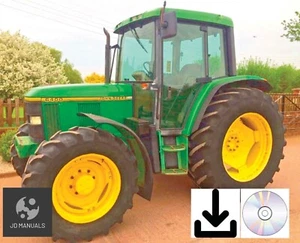 John Deere 6100 6200 6300 6400 6506 6600 Traktor Reparatur Werkstatthandbuch - Bild 1 von 1