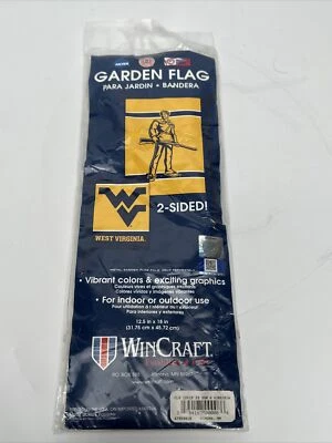 WEST VIRGINIA MOUNTAINEERS FLAG NEW BANNER GARDEN YARD HOUSE WINDOW SIGN - Image 1 of 4