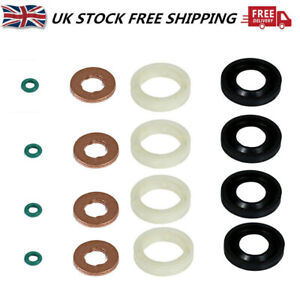 FOR PEUGEOT CITROEN BMW 1.6 HDI DIESEL INJECTOR SEALS WASHER KIT 1318562 1314368