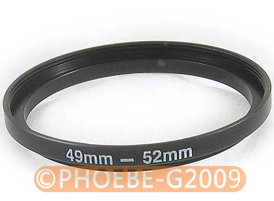 49mm to 52mm 49-52 mm Step Up Filter Ring  Adapter - Image 1 of 1