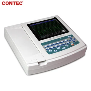 ECG1200G Digital 12-channel 12 lead Electrocardiograph ECG/EKG Machine Printer - Picture 1 of 10