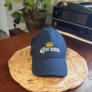 CORONA Baseball Cap mit verstellbarem Riemen 100% Baumwolle Navy/Weiß/Gold Neu ohne Etikett - Bild 1 von 4