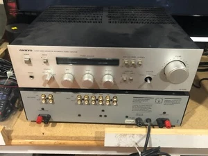 [E] Onkyo A-7040 Amplificador Integrado 2 Phono - ¡Ver Video! Totalmente funcional - Imagen 1 de 10
