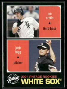 2002 Upper Deck Vintage #114 Joe Crede / Josh Fogg - Picture 1 of 2