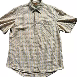 Timberland Herren Kurzarm Hemd Large gelb kariert - Bild 1 von 6