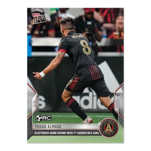 Thiago Almada - 2022 MLS TOPPS NOW Card 25 RC Altanta United FC 1st Goal Score - Picture 1 of 2