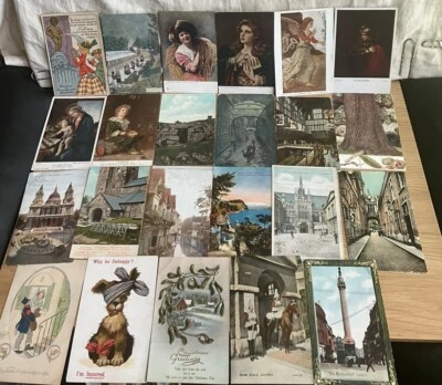 Interesting postcard collection British British and European 100 cards Unposted - Image 1 of 4