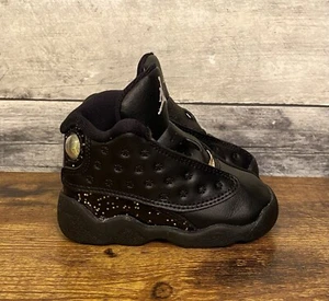 Air Jordan 13 Retro Shoes Gold Glitter DC9442 007 Toddler Size 4C ~ NO LACES - Picture 1 of 10