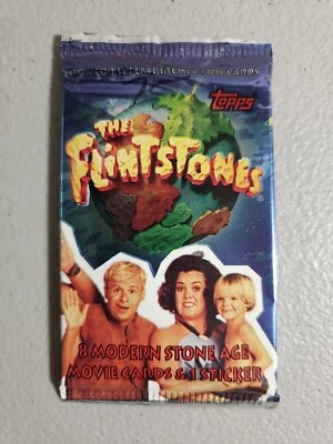 Paquete de tarjetas Topps The Flintstones 1993 sellado ¡¡NUEVO!!! Foto 1 de 2