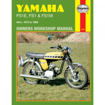 HAYNES PUBLISHING Yamaha FS1/FS1E/FS1M/FS1SE DX/A/DXA 1972-1990 manual de reparación de motocicleta Haynes