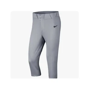 Nike Vapor Select Knicker High Gray Baseball Pants Men’s Size Medium BQ6432-052 - Picture 1 of 4