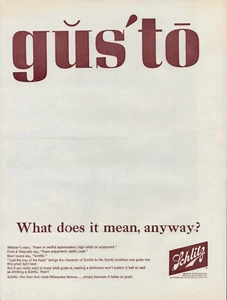 1963 Schlitz Beer Brewery Brew Vintage Retro Print Ad Milwaukee Wisconsin Famous - Picture 1 of 8