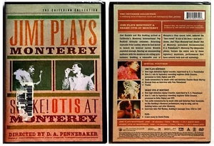 HENDRIX+REDDING *BR NEW* "MONTEREY POP" 2000 US CRITERION COLLECTION REISSUE DVD - Picture 1 of 1