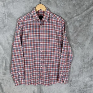 Hackett Long Sleeve Shirt Mens Large Check Multicolour Cotton - Picture 1 of 6