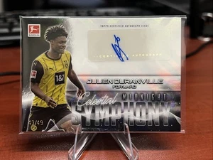 2024-25 Bundesliga Midnight Celestial Symphony Julien Duranville Auto /49 - Picture 1 of 6