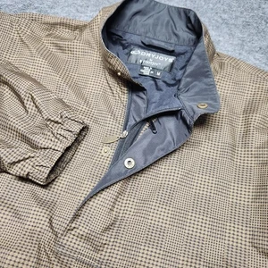 Chaqueta de golf para hombre Footjoy DryJoys 1/4 cremallera pulóver marrón negro espiga mediana - Imagen 1 de 8