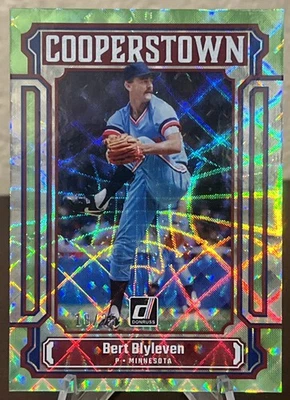 2023 Panini Donruss - Cooperstown Bert Blyleven #CT6 Green /25 - Imagem 1 de 2