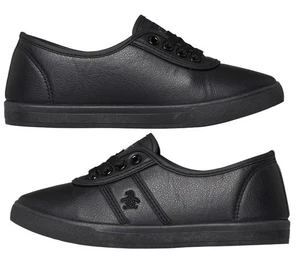 Original Penguin Damen-Pumps PU schwarz UK-Größe 5 EU 38 neu mit Karton - Bild 1 von 6