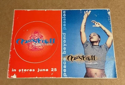 Me'Shell Ndegeocello - Peace Beyond Passion RARE promotional sticker '96 - Image 1 of 2