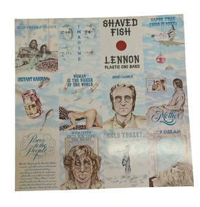 Lennon Plastic Ono Band Shaved Fish Vinyl LP Schallplatte 1975 Apple Records - Foto 1 di 7