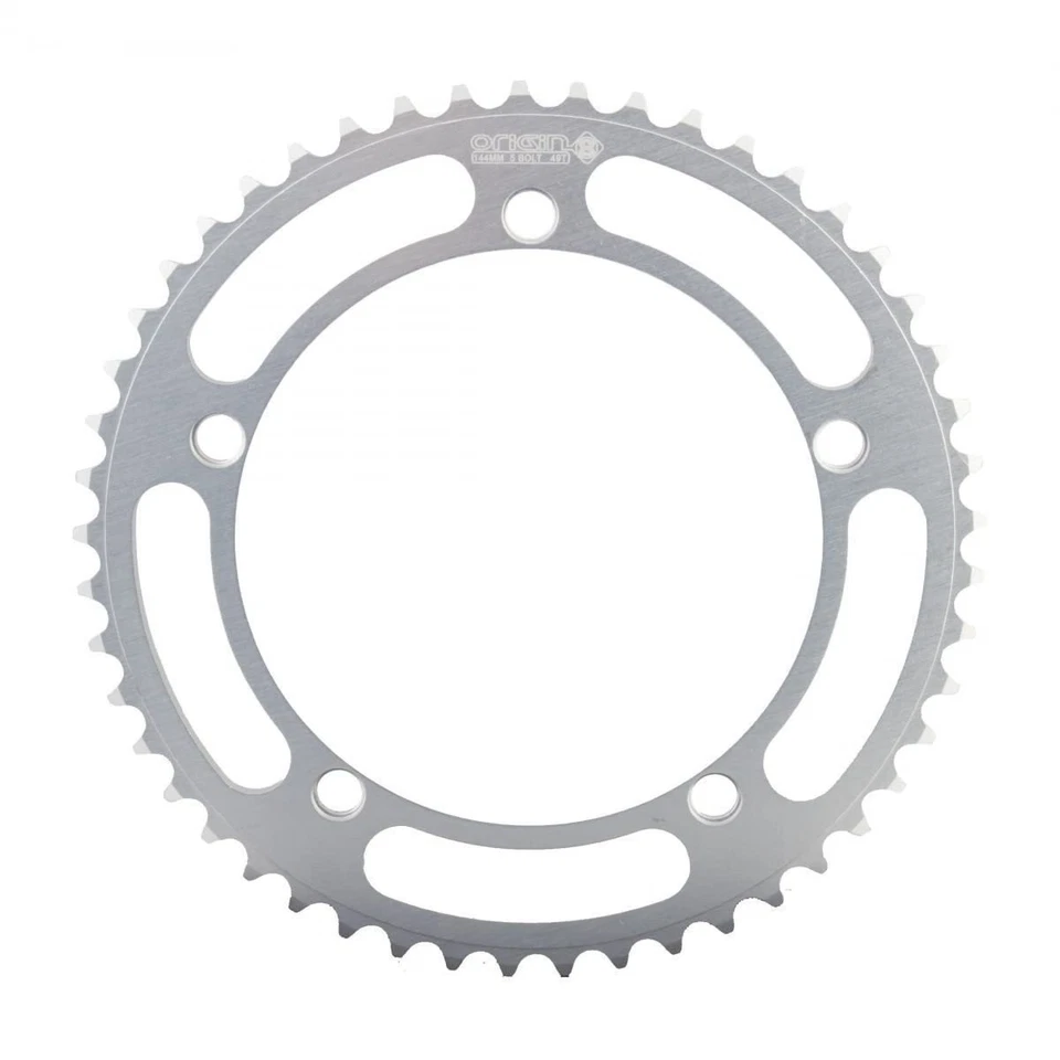 Origin8 Alloy Classic Chainrings, 144mm /49t, Silver - Image 1 of 1
