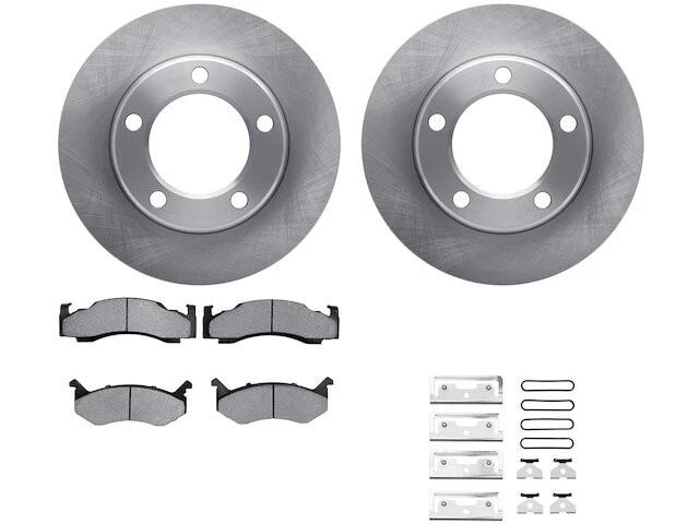 Front Brake Pad and Rotor Kit For 1980-1993 Dodge W150 1981 1982 1983 CM117TR - Image 1 of 1