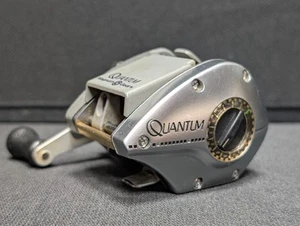 Vintage 1980s Quantum 310 MG Metal Spinning Fishing Casting Reel Made In Japan - Picture 1 of 6
