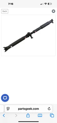 Eje de transmisión trasero para un BMW Z3 Roadster 1999, 5 velocidades Foto 1 de 2