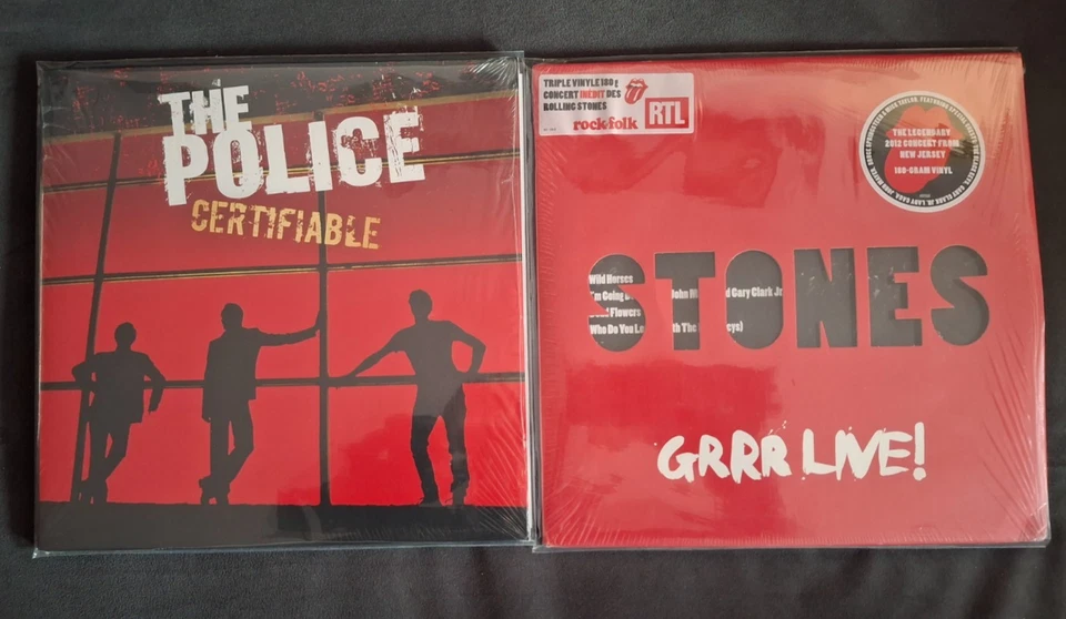 2 Triple LPs Rock - The Police/Rolling Stones NM - Image 1 of 1
