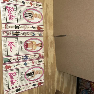 Barbie & Ken - Muñeca de papel nostálgica - Lote de 3 - Por Peck-Gandre Foto 1 de 4