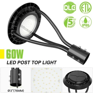 60W Led Post Lights Street Garden Pathway Park Yard Parking lot Light Fixture - Picture 1 of 10