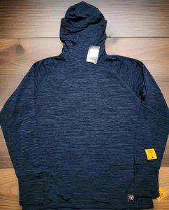 NUEVO CON ETIQUETAS Ariat Rebar Sudadera con Capucha Para Hombres L Azul Rejilla Pasamontañas Capa Base Manga Larga - Imagen 1 de 6